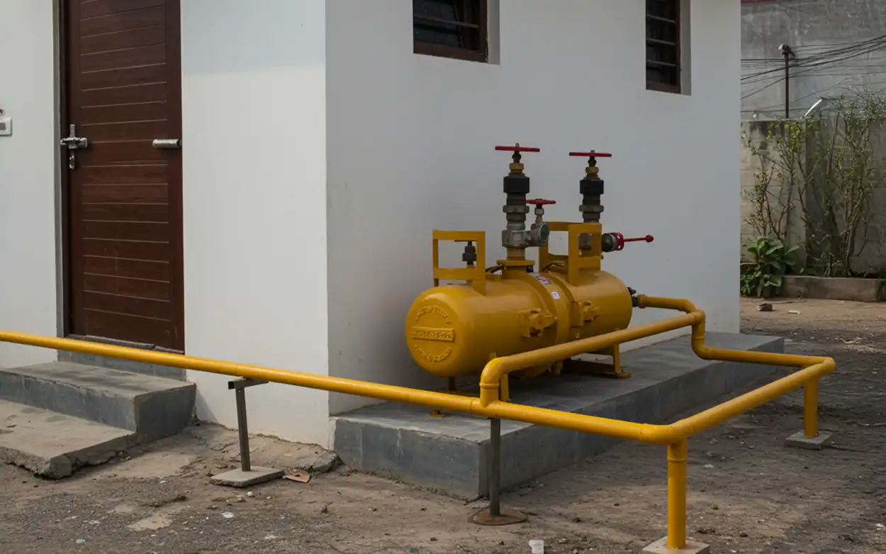 Residential LPG Pipeline Installation